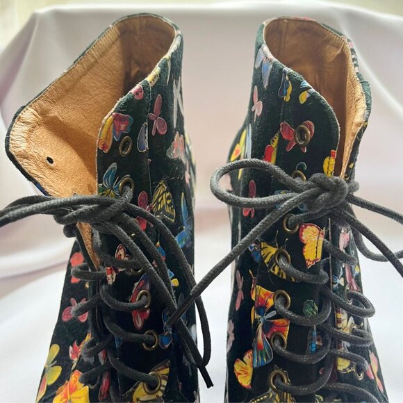 JEFFREY CAMPBELL LITA BUTTERFLY PLATFORM HEELS - 9M - Picture 4 of 8